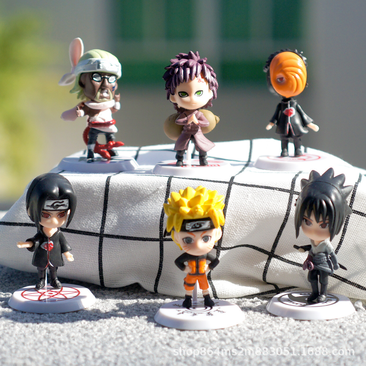 Naruto Hand Model Q Edition Juego de seis piezas 18 generación 19 generación versión de alta calidad muñeca de anime Starlight caja de regalo cumpleaños