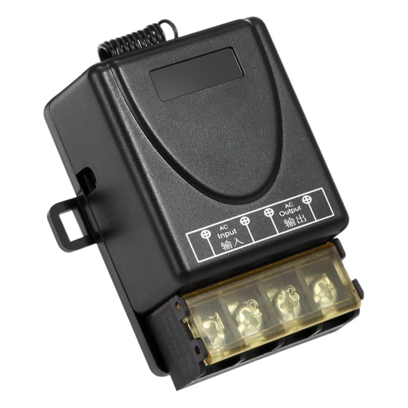 Трансграничный 220 В широкополосный одиночный переключатель дистанционного управления 433 МГц водяной насос на большие расстояния мощный беспроводной переключатель дистанционного управления