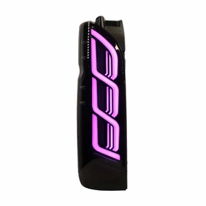 08-20 Hiace RGB Tail Light Assembly, RGB Colorful Flowing Light LED Hiace Rear Light