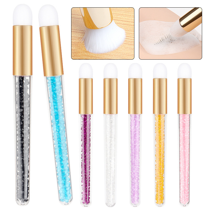 Cepillo de mousse de pestañas transfronterizo cepillo de labios multifuncional cepillo de lápiz labial limpieza nariz sombra cepillo de maquillaje belleza herramientas de belleza