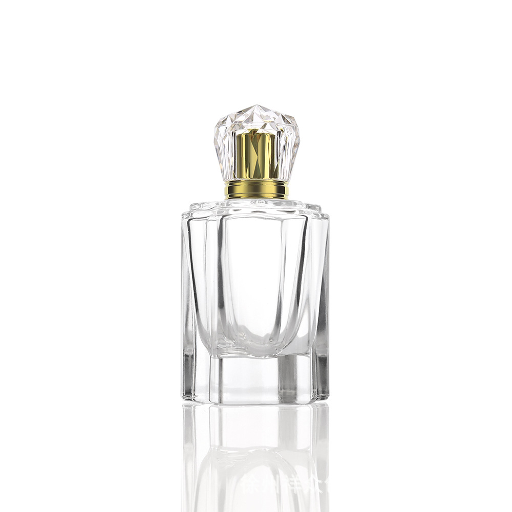 Venta caliente transfronteriza de botellas de perfume de vidrio poligono de alta gama duoleng aceite esencial presionando botellas de spray cosméticos en botellas vacías image 8