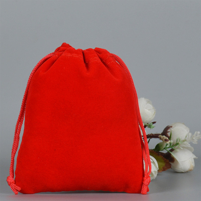 Bolsa de franela grande, embalaje de joyería, bolsillo con cordón de franela, bolsa con cordón de regalo, bolsa de franela de alimentación móvil para auriculares