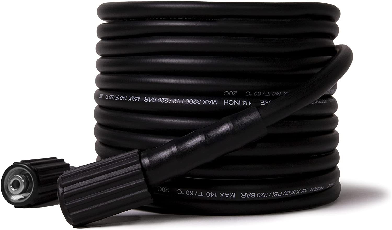 8米 3200 PSI 高压清洗软管 1/4" M22-14mm 高压清洗水管