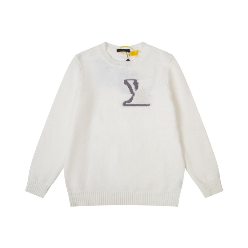 European-style trendy men's original in-stock correct top version letter embroidered round-neck sweater, popular on Instagram and Xiaohongshu European-style trendy men's original in-stock correct top version letter embroidered round-neck sweater, popular on Instagram and Xiaohongshu