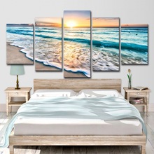 聚鼎定制 亚马逊amazon5板墙艺术墨西哥坎昆海边太阳风家居装饰画