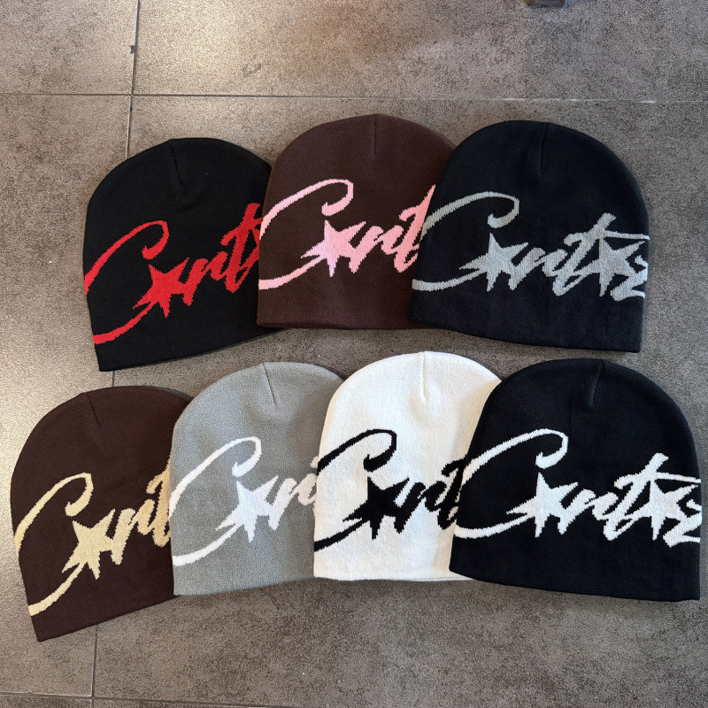 American Street Hip-Hop Skateboard Knit Hat Trendy Knitted Hat for Men and Women Autumn and Winter New Warm Beanie Hat