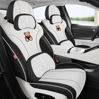 Modelə uyğun (Original) oturacaq örtükləri – car modification accessories - luxury-edition-black-and-gray-aion-rt
