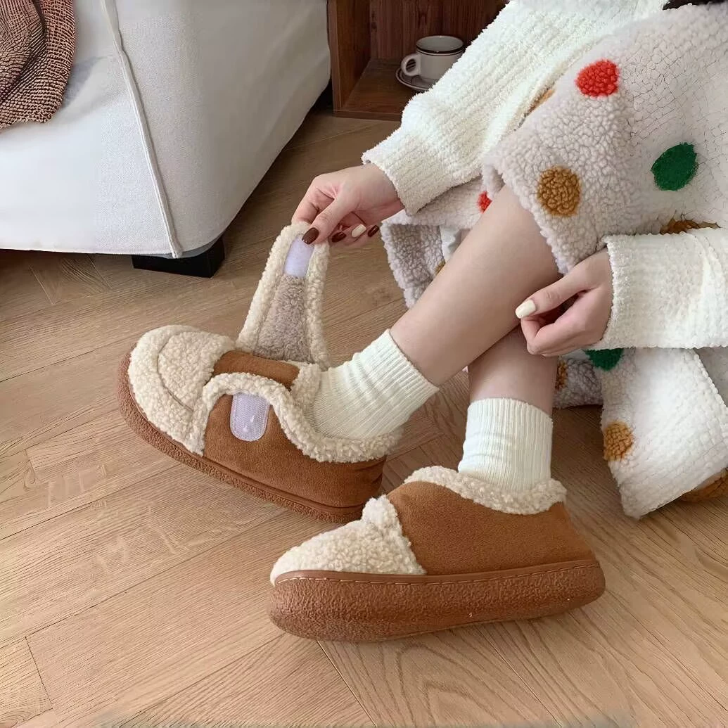 2024 новые туфли для родов женская зимняя наружная одежда для дома с теплыми плюшевыми ватными тапочками для женщин оптом