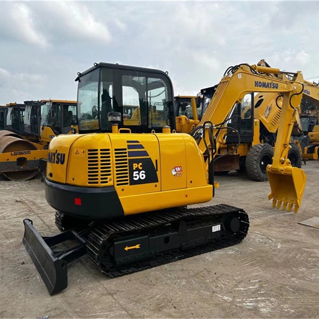 Exportación de alta eficiencia de Malasia de segunda mano Komatsu PC56 - 7 excavadora garantía de calidad digna de confianza