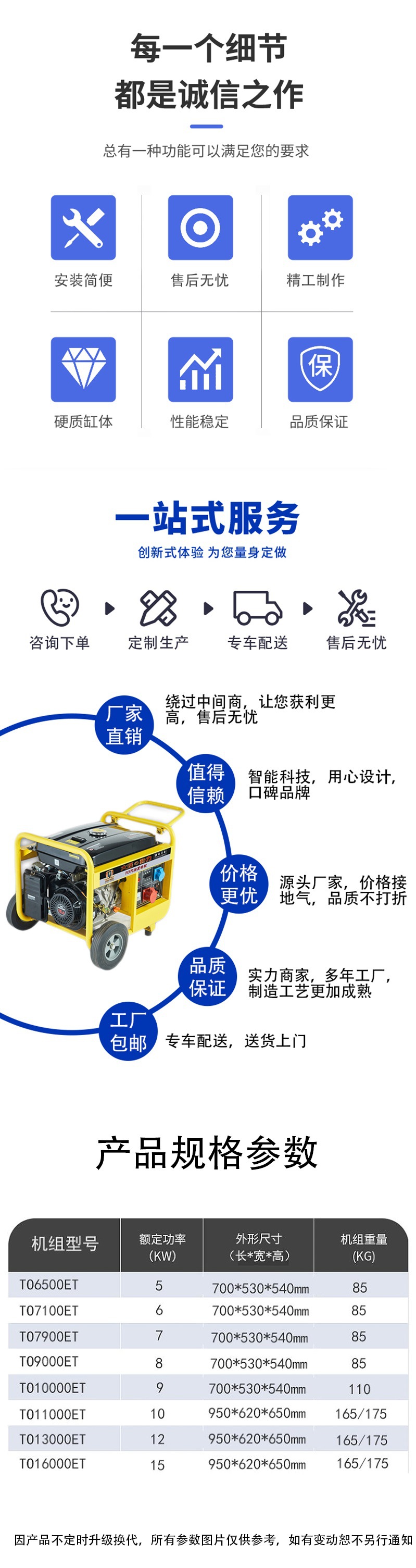 开架式汽油发电机2