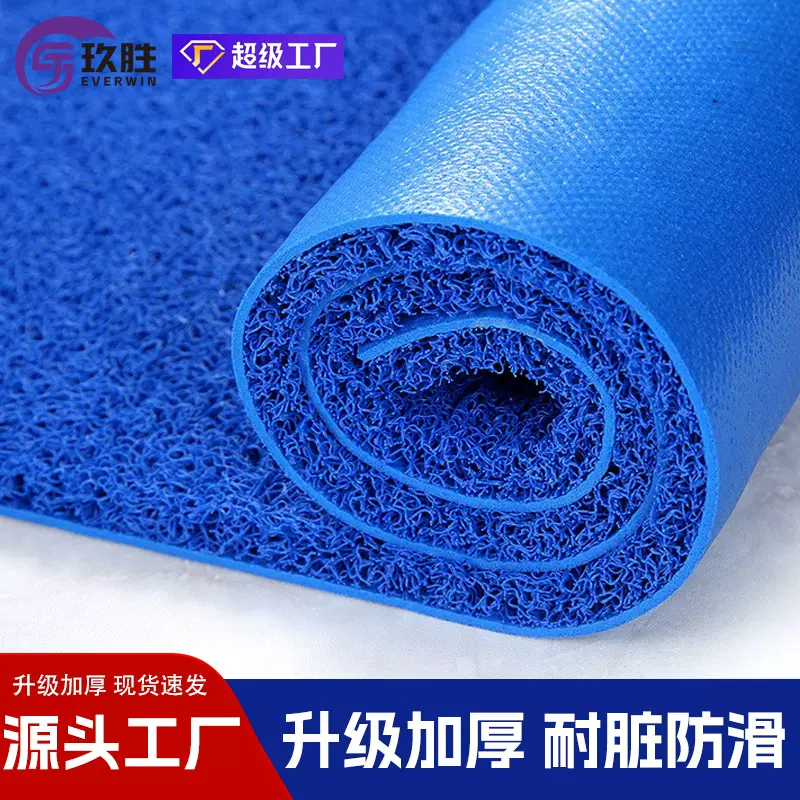 定制pvc丝圈地垫门垫地毯入户门口脚垫户外家用防滑垫子进门地垫