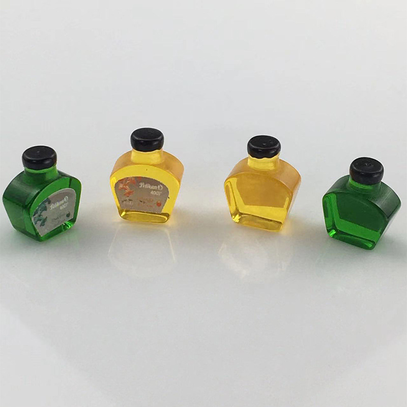 Scene props ink bottle miniature decoration resin accessories stationery box accessories mobile phone shell accessories accessories