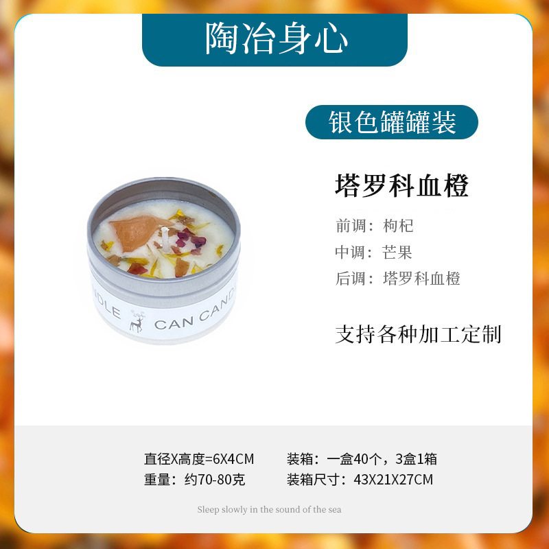 Velas de fragancia de cristal de hierro de plata vela de flores secas vela de regalo de bodas hotel vela transfronteriza