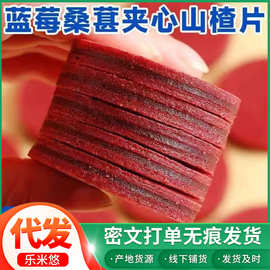 山楂片干零食蓝莓桑葚消食解腻开胃正宗无添加儿童健康山楂片批发