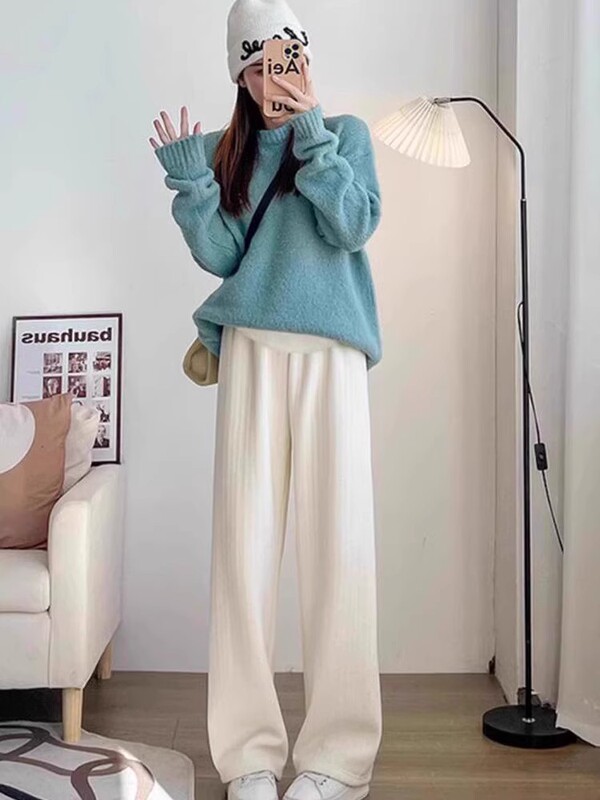 宽松舒适孕妇裤秋季薄款高腰托腹不勒肚子休闲透气百搭孕妇打底裤|undefined