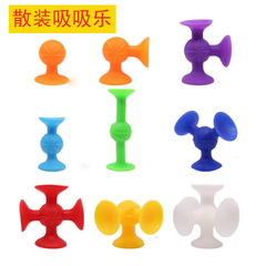 Cross-border hot selling bulk suction and sticky soft building blocks educational toys sticky and sticky animal spider man suction cup toys