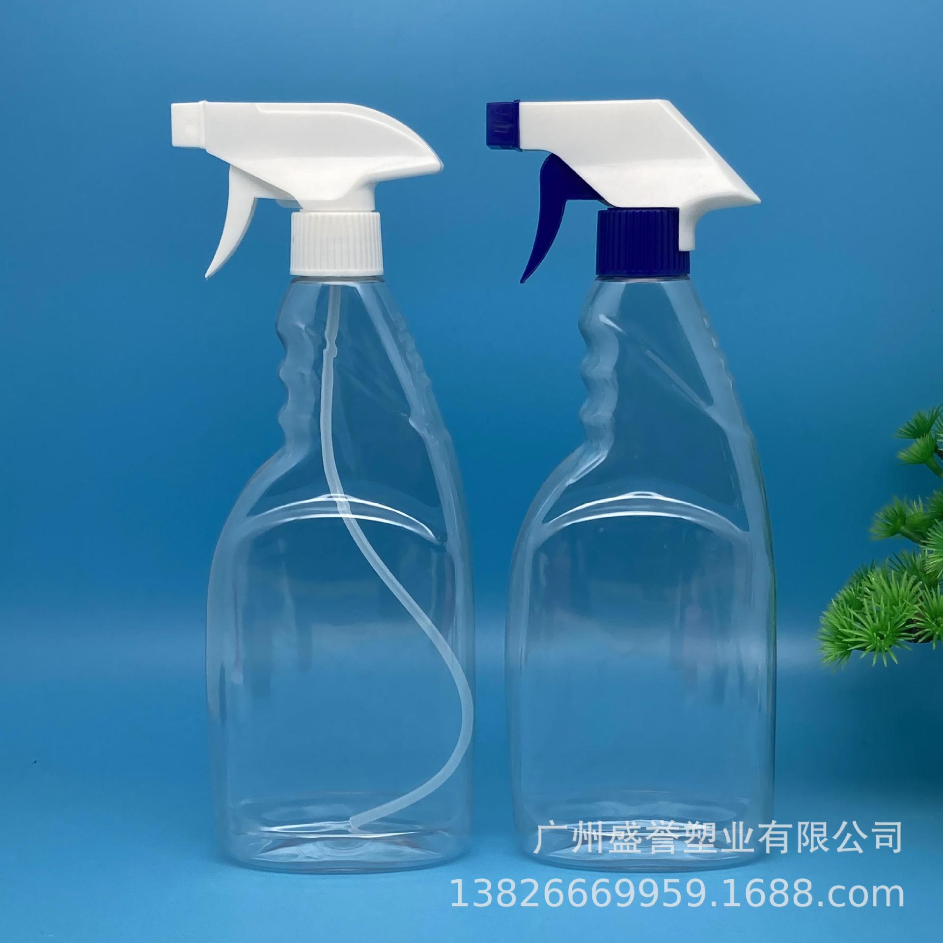 500ml 기름 연기 청소 소독제 스프레이 병 PET 화장실 청소기 살균제 물 캔 플라스틱 병