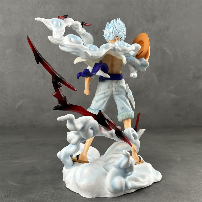 한 조각 내 서 니카 루페이 배틀 장면 GK 동상 애니메이션 손으로 만든 모델 데스크탑 장식품 도매
