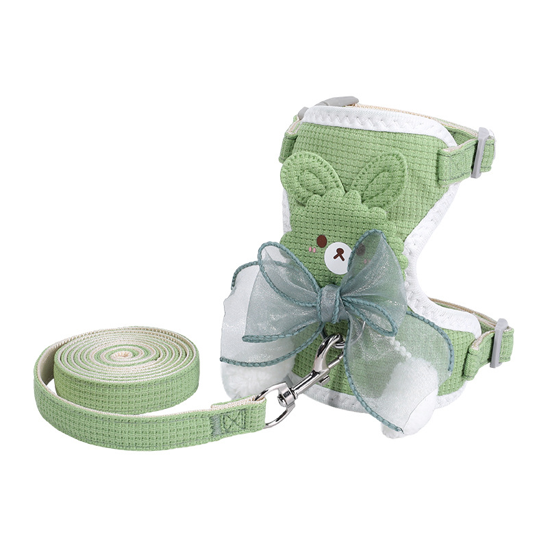 Cuerda de tracción para gatos, tipo chaleco, anti-liberación, correa especial para caminar para gatos, hebilla, bola colgante, correa para gatos, suministros para mascotas al por mayor