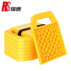 キャンプ旅行トレーラー 4 個セット RV レベリングブロック RV 安定化ブラケットパッド HDPE 素材 0kg フットパッド