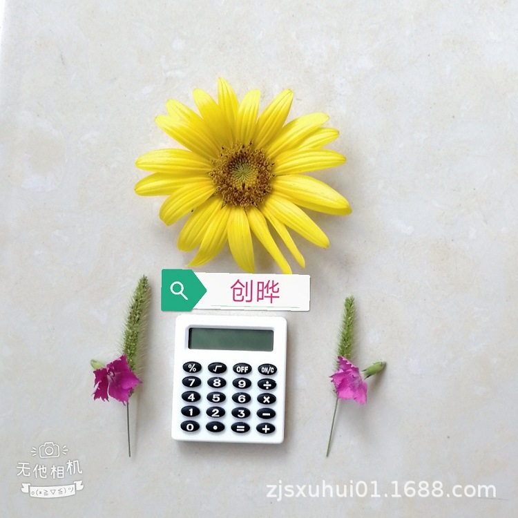 Calculadora cuadrada pequeña novedosa, mini y colorida, multifunción, regalo de papelería para estudiantes