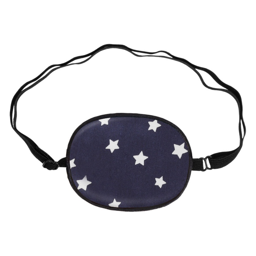 La ambliopía de los niños estrabismos cubierta completa máscara de ojo pirata Dragón de un solo ojo hipermétrope gafas cubierta de tela sombra adulto