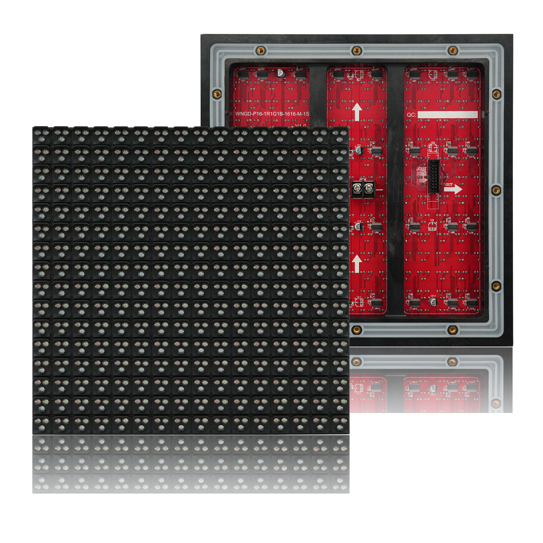 ��ͨ�յ�LED��ģ��P16��Բ���ٹ�·��Ϣ����ʾ��