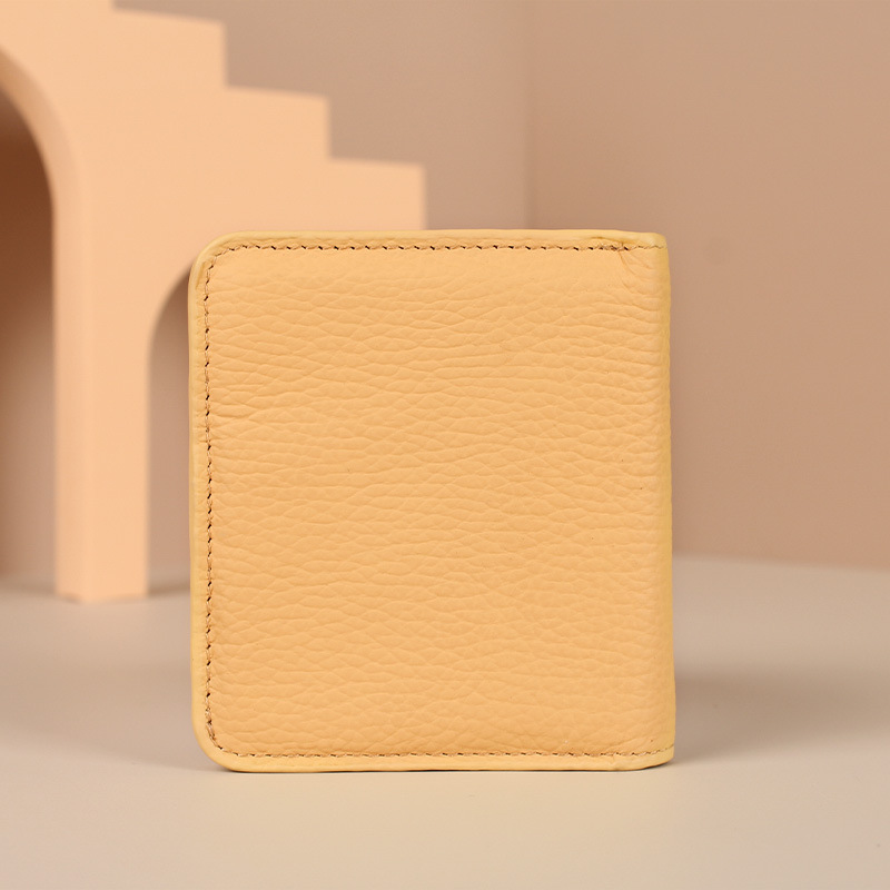 Primera capa de cuero genuino monedero multifuncional anti-robo cepillo pequeña tarjeta de cambio bolsa de gran capacidad de almacenamiento transfronterizo bolso de las mujeres al por mayor