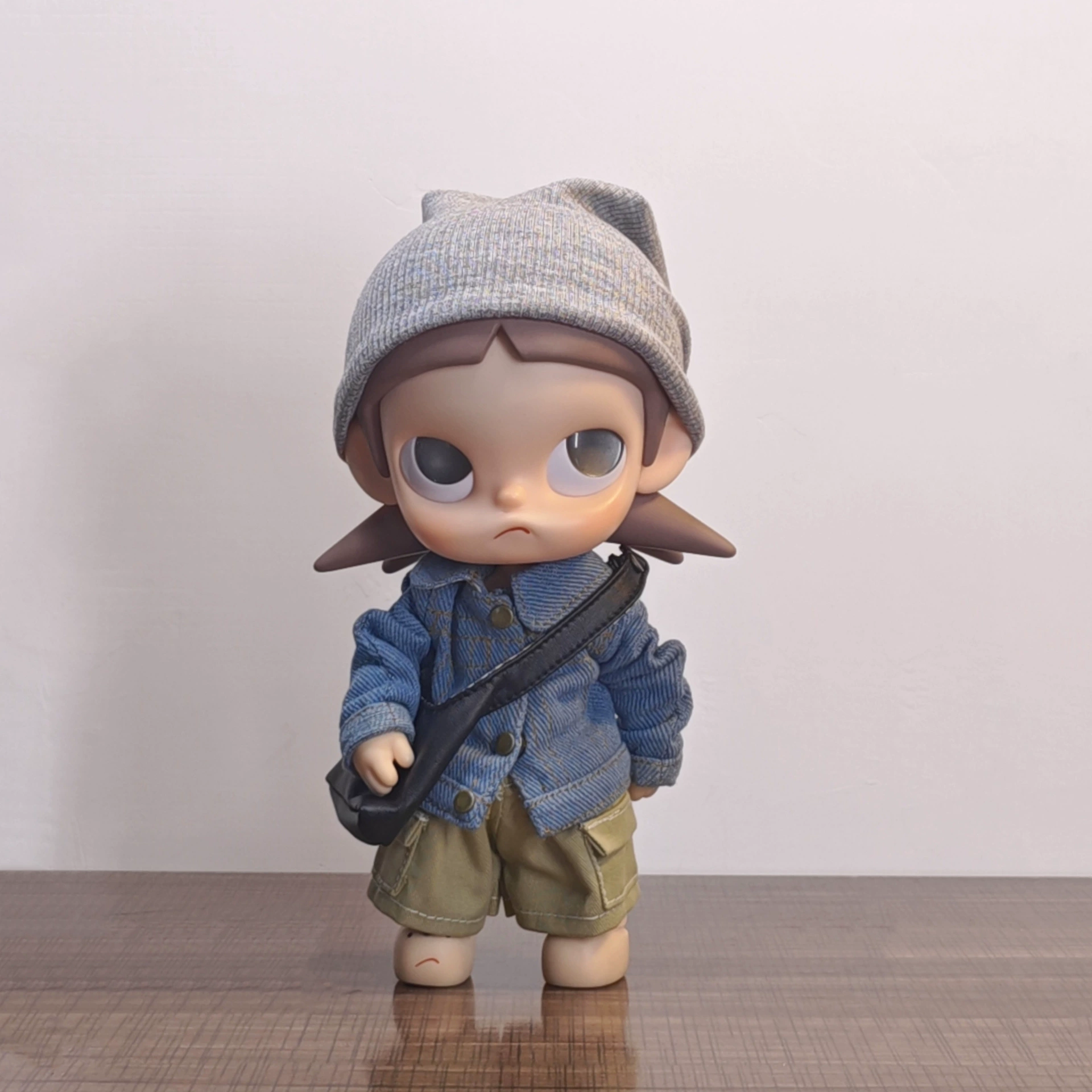 Зига место тоски BJD кукла детская одежда одежды Гази сестра замена 20 см холодная шапка джинсовая рабочая одежда
