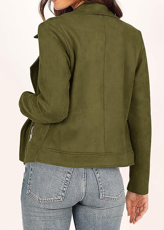 Women's Casual Solid Color Pocket Zipper Coat display picture 9