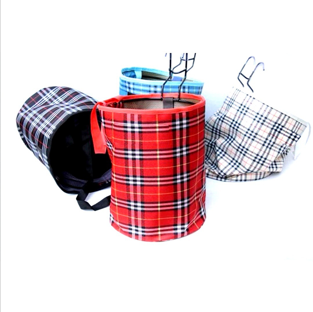 Marco de tela de fábrica cesta colgante cesta plegable accesorios de bicicleta suministros de equitación colgando bolsa accesorios al por mayor