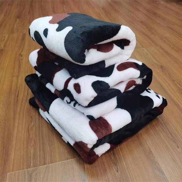 Manta de franela manta siesta manta de vaca impresa manta de verano super suave manta de oficina transfronteriza al por mayor manta de sofá
