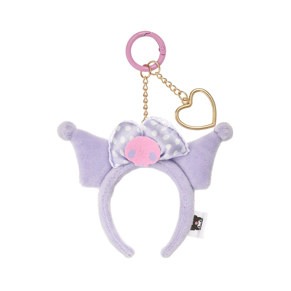 Плюшевый кулон Sanrio Hello Kitty, лицензионный талисман для сумки, плюшевый брелок, случайный цвет