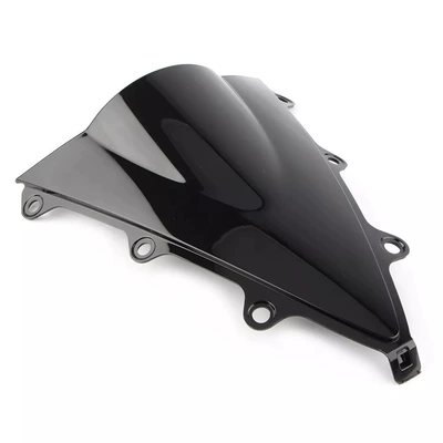 Suitable for Ben-Tian CBR300R 14-20 modified motorcycle front windshield windshield windshield mirror (Motorcycle front windshield) - smoky-black