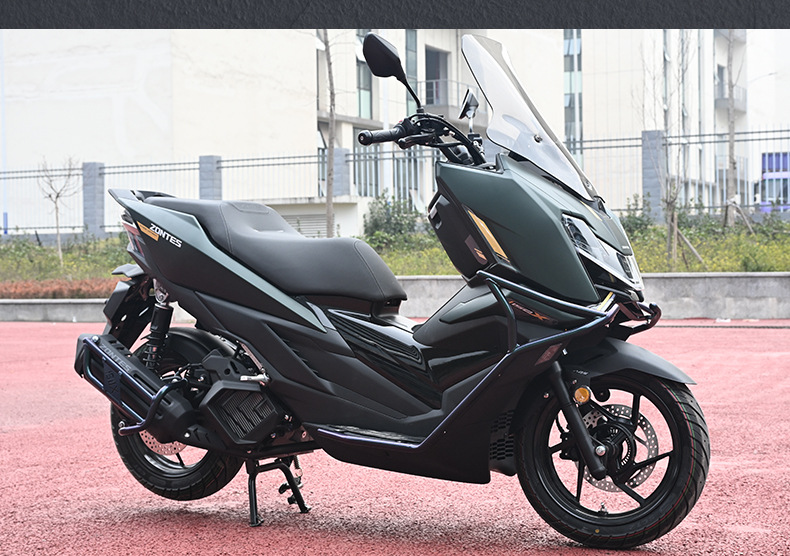 Suitable for Shengshi 150X Motorcycle Crash Bars, Anti-Fall Front and Rear Exhaust Pipe Bumpers, Rear Tail Rack, Windshield Modification