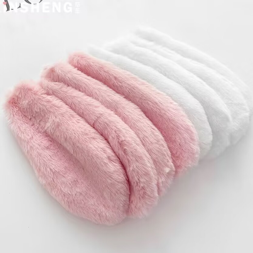 Orejas de conejo de peluche de doble cara DIY accesorios para el cabello horquilla productos semiacabados embalaje de flores Orejas de conejo Accesorios Al Por Mayor