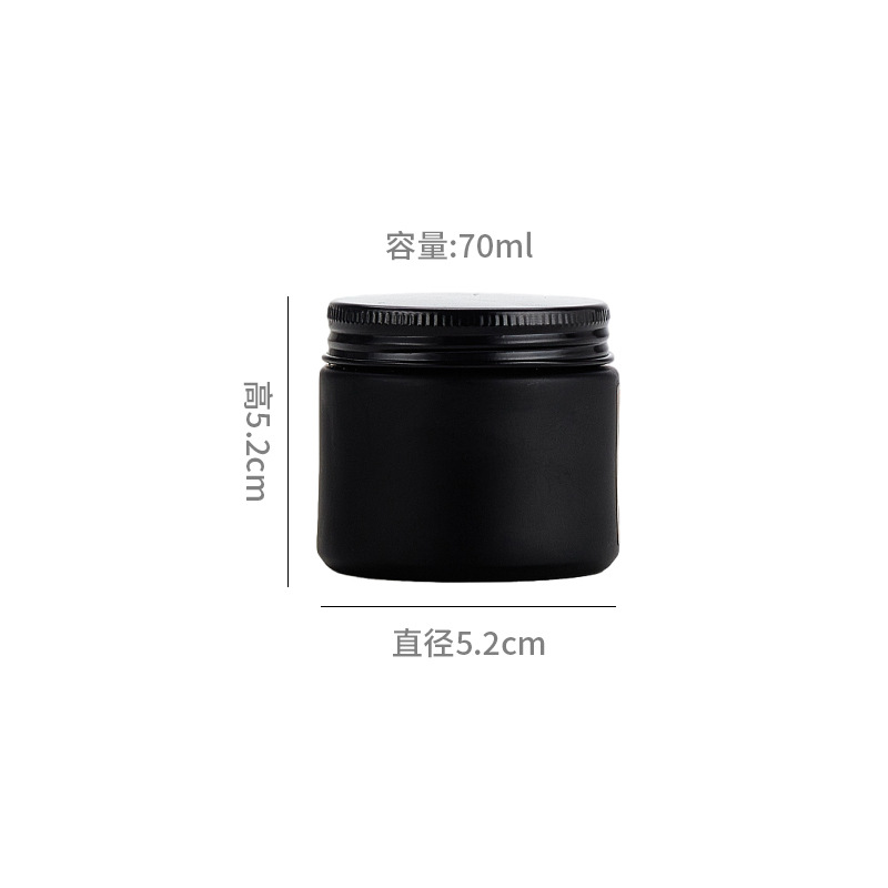 Vaso de vidrio de 250 ml para velas de aromaterapia, resistente a altas temperaturas, para hacer velas aromáticas, recipiente vacío con tapa.