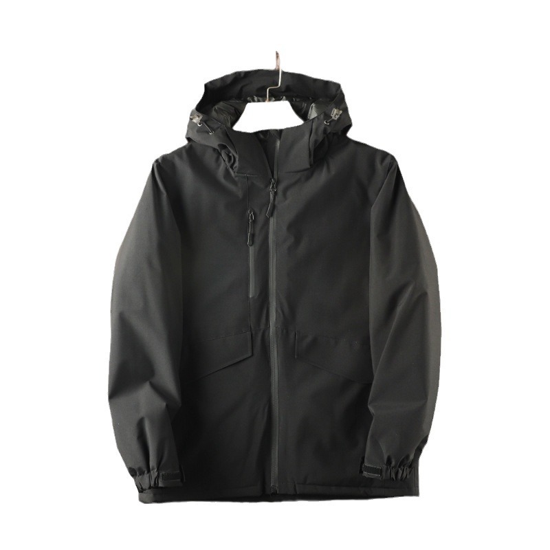 Pánské oblečení Outdoor Bird podzimní a zimní pánská větruodolná a nepromokavá bunda Assault teplá s kapucí a bavlněným kabátem, trendy_voghion.com