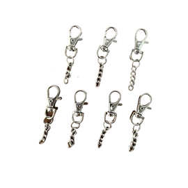 优质锌合金狗扣 钥匙圈 厂家供应 挂链条钥匙扣 平圈钥匙扣