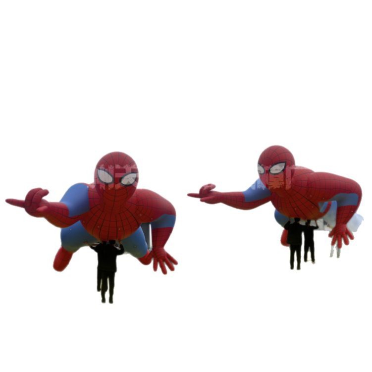 Los fabricantes de modelos inflables personalizan el desfile al aire libre a gran escala Spider-Man inflable publicidad dibujos animados aire flotador inflable