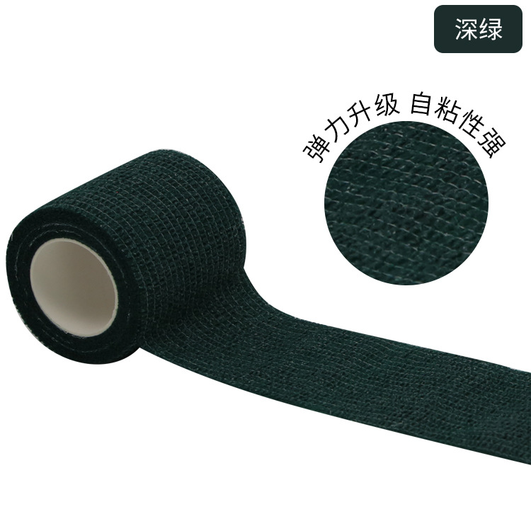 Borde de costura verde oscuro