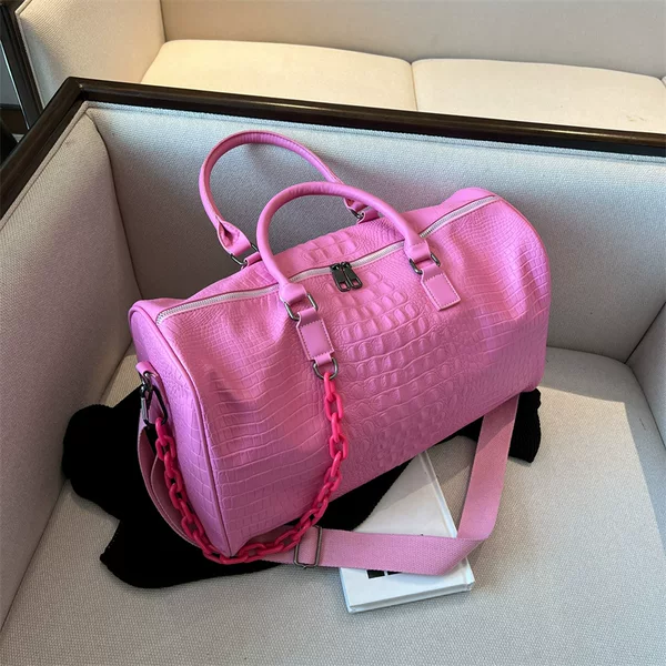 Travel Bag Women's Lightweight Short-distance Travel Bag Short-term Travel Bag Portable Duffel Bag Waterproof Fashion Sports Fitness Bag