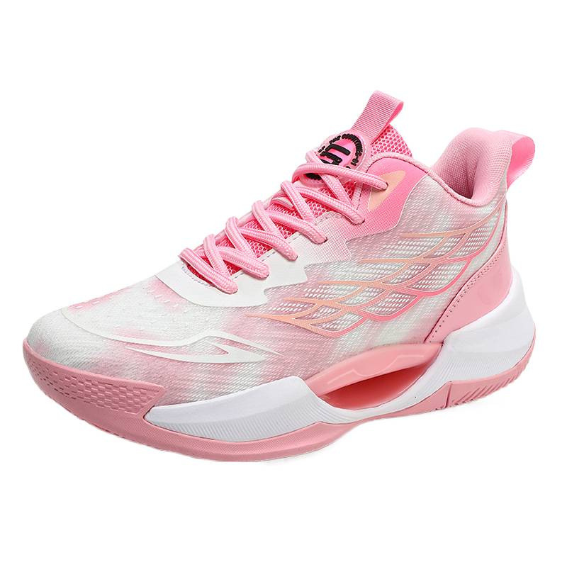 Zapatos de baloncesto de fricción sonora de verano, zapatos de malla transpirables, zapatos deportivos casuales de luz nocturna para hombres, zapatos de moda para hombres