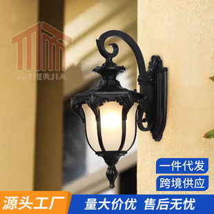 European Wall Lamp Manufacturers Wholesale Led Outdoor Rainproof Wall Lamp House Garden Community Outdoor Decoration Retro Wall
