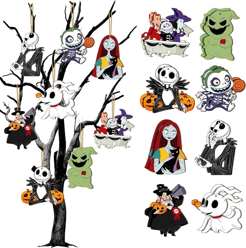 クロスボーダー新製品漫画ナイトメアハロウィン木製装飾カボチャゴースト楽しいハロウィンパーティー装飾|undefined
