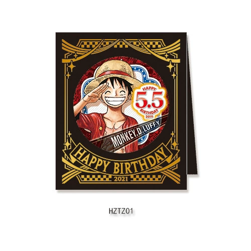 Бейдж дня рождения Comic Factory ONE PIECE Лuffy Zoro Chopper Sanji Nami стойка для бейджей на день рождения