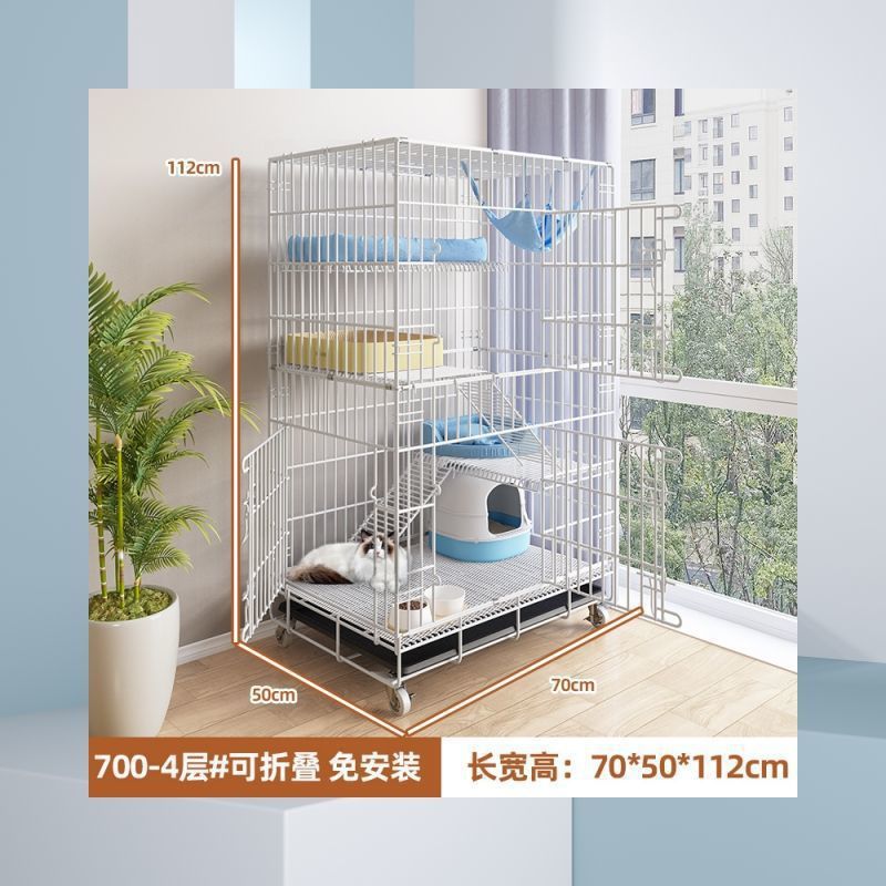 Jaula de gato doméstica interior de dos pisos gato villa no ocupa tierra mascota casa de gatos casa de gatos pequeña casa de gatos casa de gatos