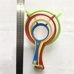 New plastic fishing set household flour sieve powdered sugar sieve solid-liquid separation filter hot pot colander wholesale