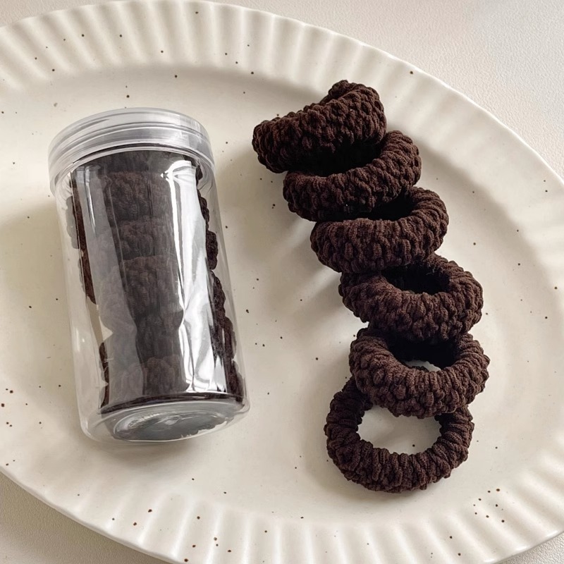 2025 nuevo estilo simple y versátil banda para el cabello sin costuras diadema duradera y de alta elasticidad que no daña el cabello coleta gruesa cuerda para el cabello sombreros