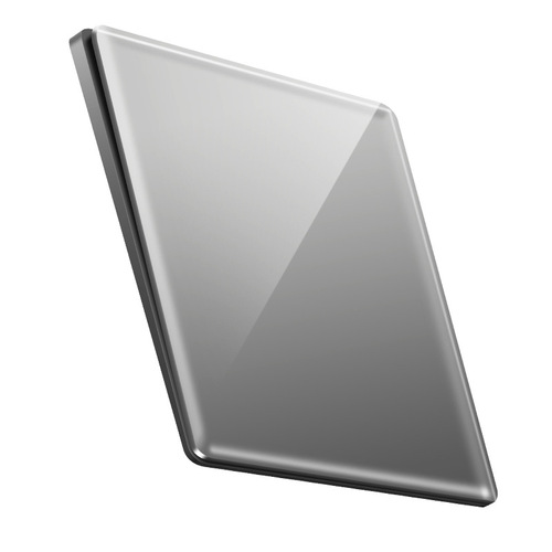 Ultra-thin tempered glass switch plug 86 type household surface-mounted white and gray single-pole five-hole USB wall plug